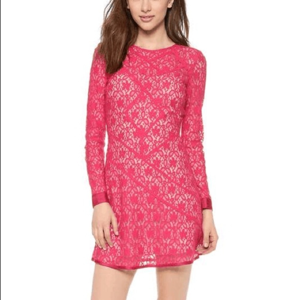 Marc Jacobs Pink Leila Lace Dress
